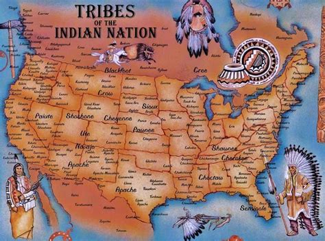 10 Tribes Indian Nation Map: Discover Native American History