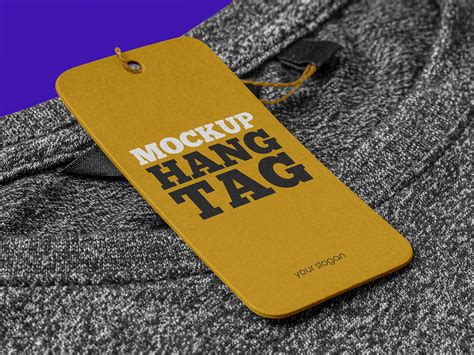 Free Clothing Label Hang Tag Mockup PSD Set - Good Mockups