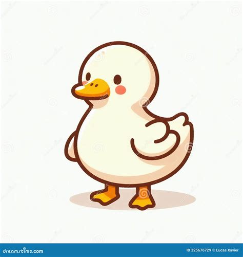 duck coloring page cute cartoon - Duck Coloring Page Cute Cartoon ...