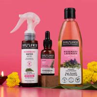 Control Hair Fall with Soulflower Rosemary Hair Growth Oil Treatment ...
