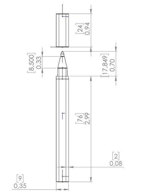 SolidWorks Rectangular Pen 的图像结果