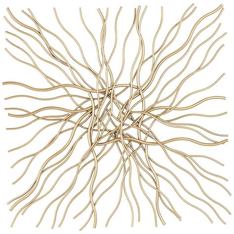Albright 39 3 4 x 40 modern metal gold wall art 9t854 lamps plus – Artofit