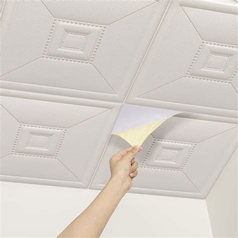 (4 pack) Abyssaly Peel and Stick Ceiling Tile 11.8" x 11.8" 16 Pcs ...