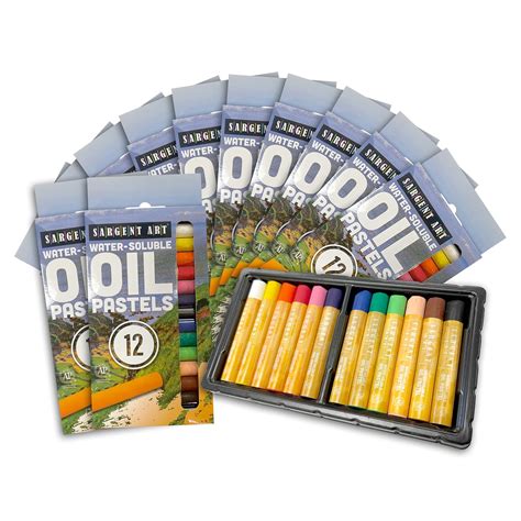 Sargent Art Water Soluble Oil Pastels, Assorted 144 Count : Amazon.in ...