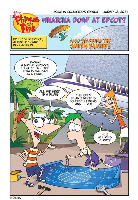 Eddie Pittman - Disney Phineas and Ferb — Whatcha Doin' at Epcot?