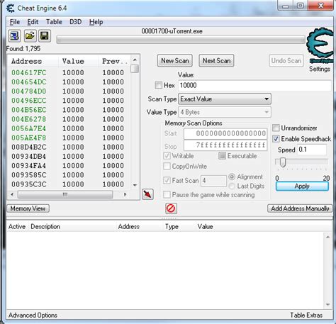 Cheat Engine :: View topic - I would like to use cheat engine to have ...