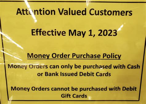 Safeway/Albertson’s No Longer Accept Debit Giftcards For Money Orders ...