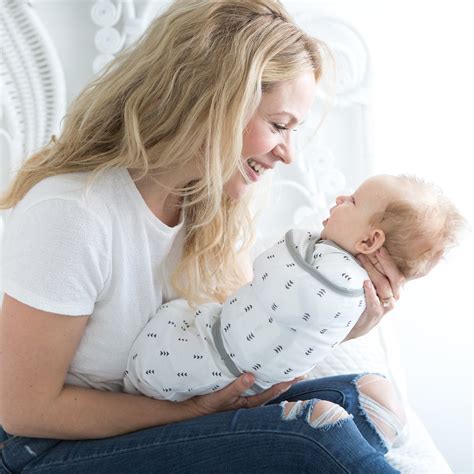 Omni Swaddle Sack with Wrap - Arms Up Sleeves & Mitten Cuffs, Heathere – SwaddleDesigns