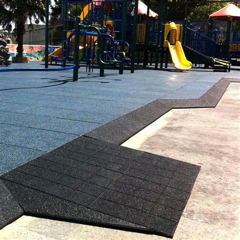 Outdoor Flooring Rubber Tiles | Garden Flooring Tiles