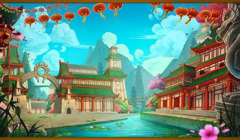 Chinese Slot Game Background