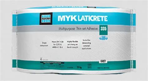 Myk Laticrete Tile Adhesive - MYK Laticrete 290 White Trader ...