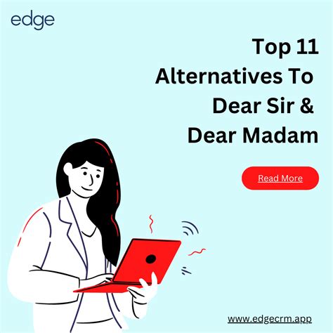 Top 11 Alternatives To Dear Sir & Dear Madam - edgeCRM – @edgecrm on Tumblr
