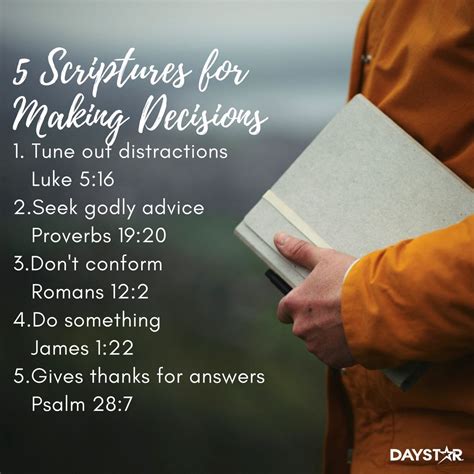 Scriptures On Decision Making