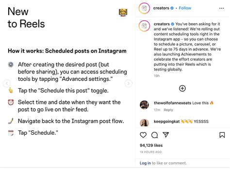 Instagram's New Scheduling Tool Lets Creators Curate Future Feeds ...