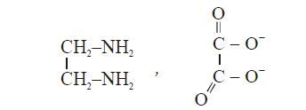 Which of the following molecule or ions is a bidentate ligand?