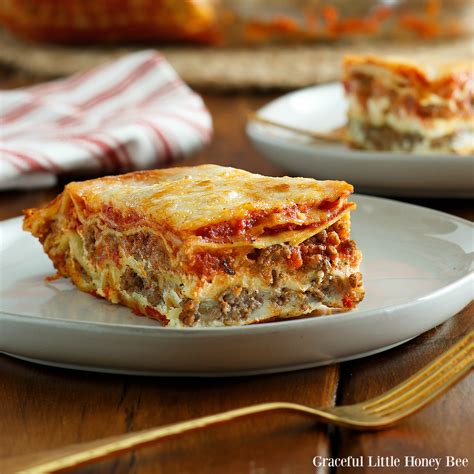 How to Make No-Boil Lasagna (using Regular Noodles) - Graceful Little ...