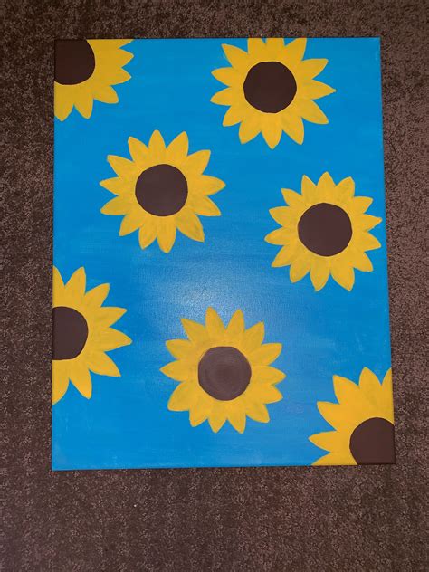 Cute Simple Easy Canvas Paintings / How much do i dilute my 20.