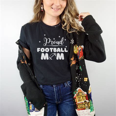 Proud Football Mom Shirt for Football Moms T-shirt for - Etsy