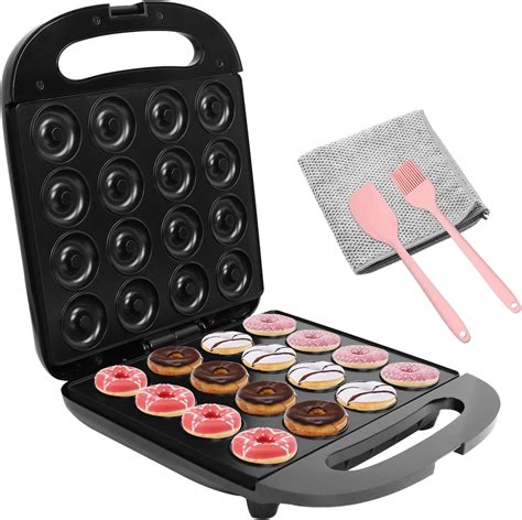 Amazon.com: Mini Donut Maker, Mini pancakes maker Machine, Bake 16 Mini ...