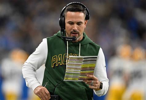 "Of Course, They Got It Right": Packers Coach Matt LaFleur Backs Refs ...