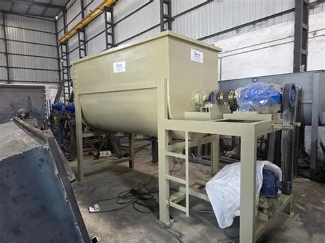Horizontal Mixers - 500 kg Per Batch Horizontal Mixer Manufacturer from ...