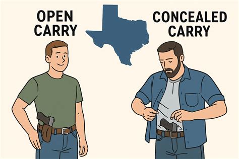 Guide: open carry vs concealed carry texas - What's Legal - Texas ...