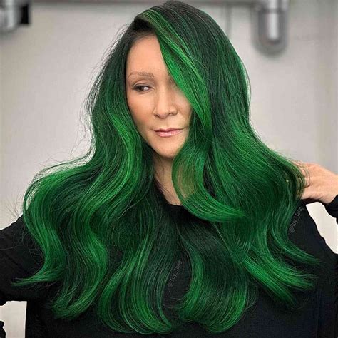 Emerald Green Hair Color