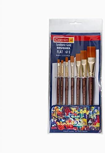 Camlin Kokuyo Artist Paint Brush Mix Series 70, 71 & 72 - Round, Flat ...