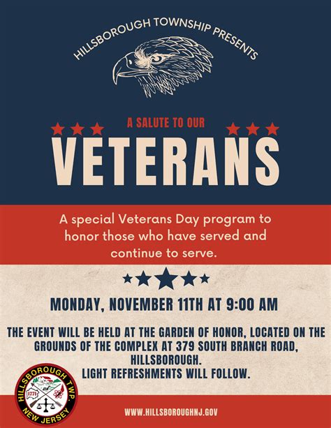 Hillsborough To Host Annual Veterans Day Ceremony For 2024 ...