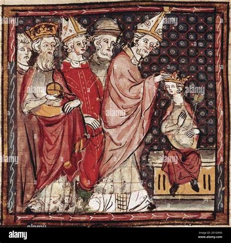 Louis the Pious korunovace Stock Photo - Alamy