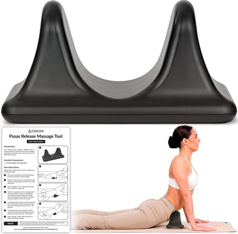 Amazon.com: COZLOW Psoas Release Massage Tool, Back & Hip Flexor Muscle Stretcher, Deep Tissue ...