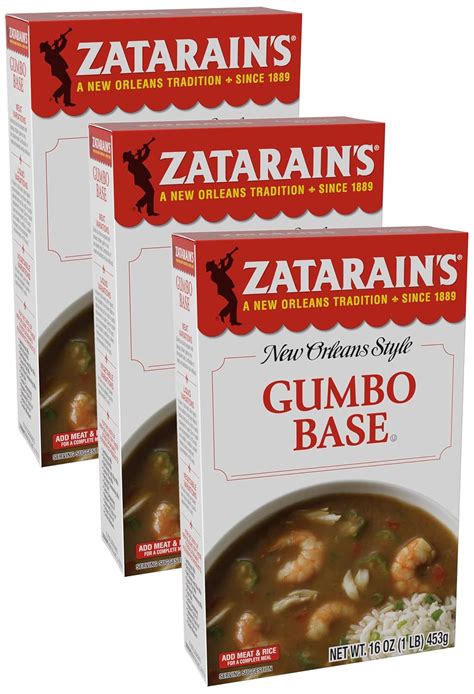 Amazon.com : Zatarain's New Orleans Style Gumbo Base, 16 oz - One 16 oz ...