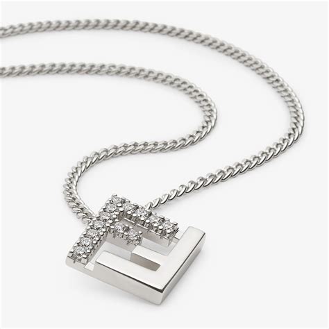 Forever Fendi necklace Silver finish Silver | Fendi