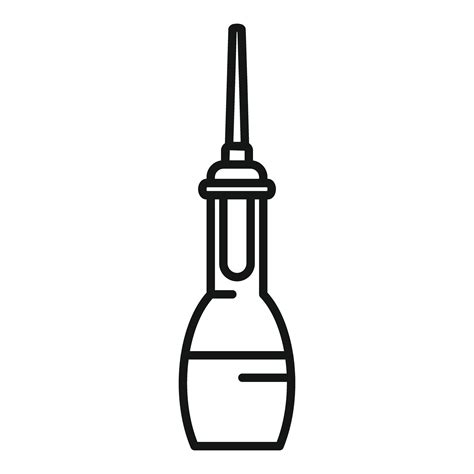 Medical nasal spray bottle relieving congestion symptoms 49060625 Vector Art at Vecteezy