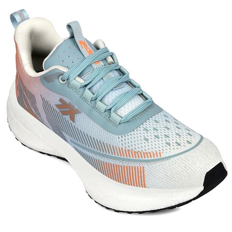 Buy Leap7x Blue Sports Lacing Running Shoes For Men EXCTOR-1 By Liberty