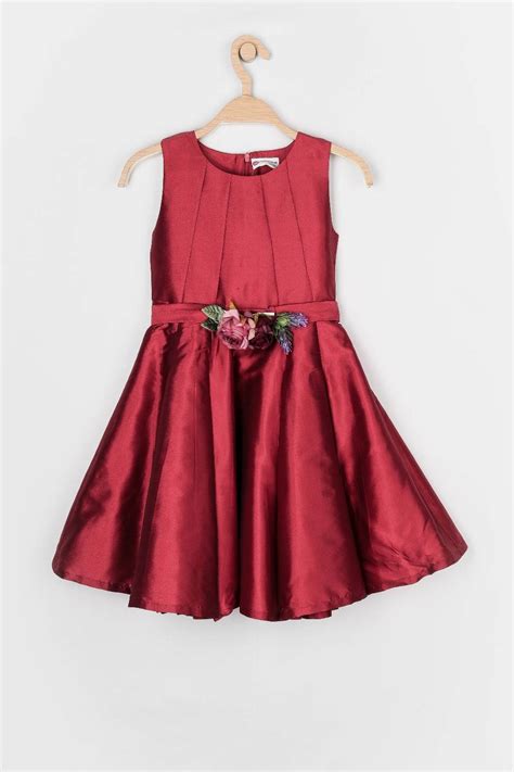Girls Satin Finish Dress 11351 | Peppermint