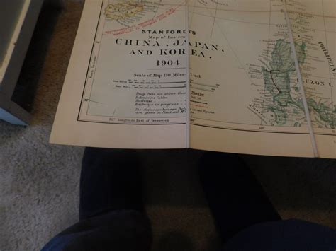 Antique Stanford's Map of Eastern China, Japan and Korea (1904 ...