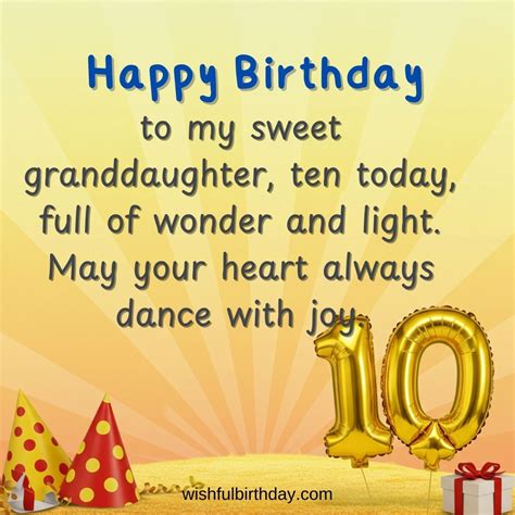 155 Happy 10th Birthday Wishes & Images Kids Will Always Remember ...