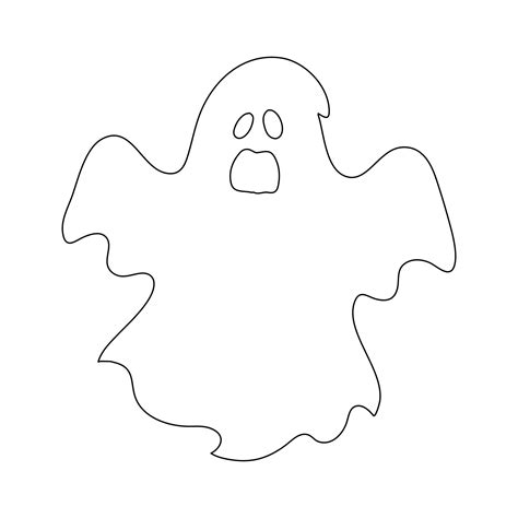 Halloween Ghost Stencils - 14 Free PDF Printables | Printablee