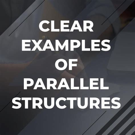 Image result for Parallel and Non Parallel Structure