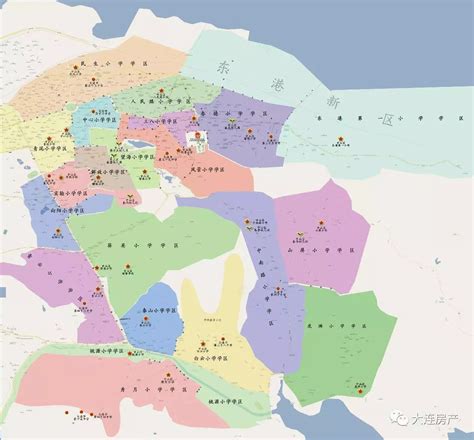 2017~2018大连市市内四区中小学学区划分