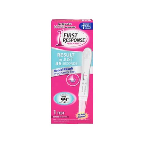 First Response Pregnancy Rapid Result Pregnancy Test 1 test – Rxclinic.ca