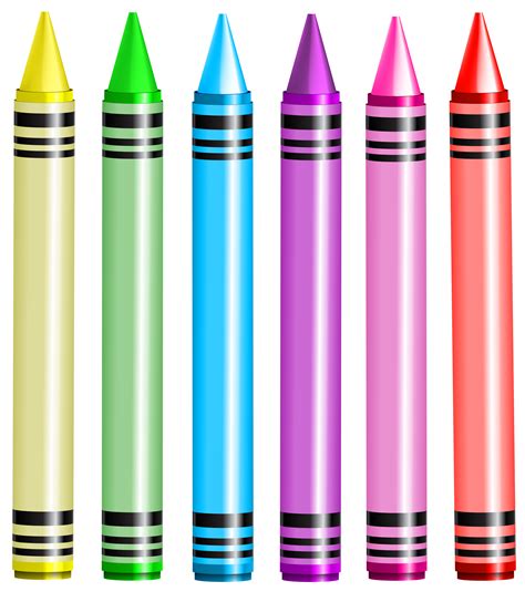 Crayons PNG Transparent Clip Art Image | Gallery Yopriceville - High ...