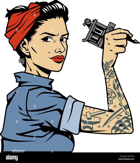 Pin Up Girl Disegno Con Tatuaggi