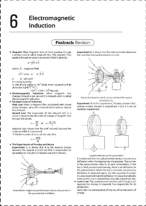 Electromagnetic Induction: Fastrack Revision on Magnetic Flux and ...