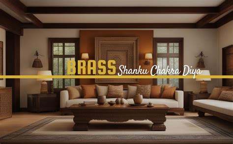 Buy Craftvatika Pure Brass Shanku Chakra kuber Diya Diwali Decoration ...
