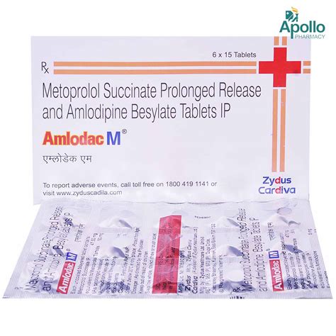 AMLODAC M TABLET. 15'S Price, Uses, Side Effects, Composition - Apollo ...