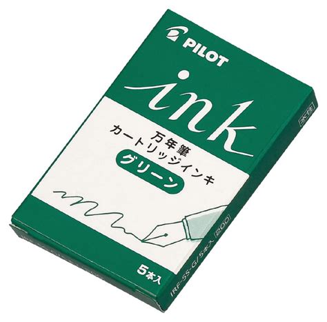 Pilot Fountain Pen Cartridge Ink Pens Green : Amazon.in: Office Products