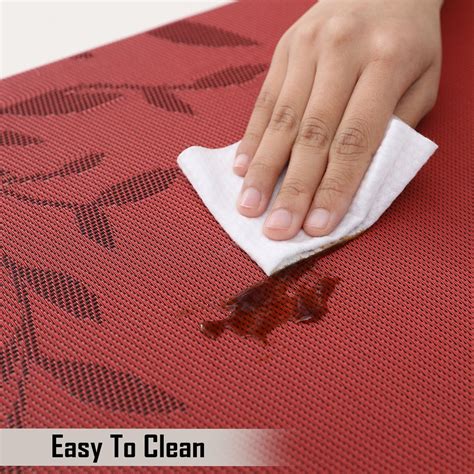 PVC Dining Table Mats, Red – HOKIPO | Har Ghar ka Humsafar