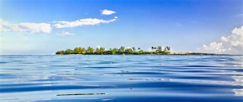 Download wallpaper 2560x1080 island, sea, tropical, water, shore dual ...